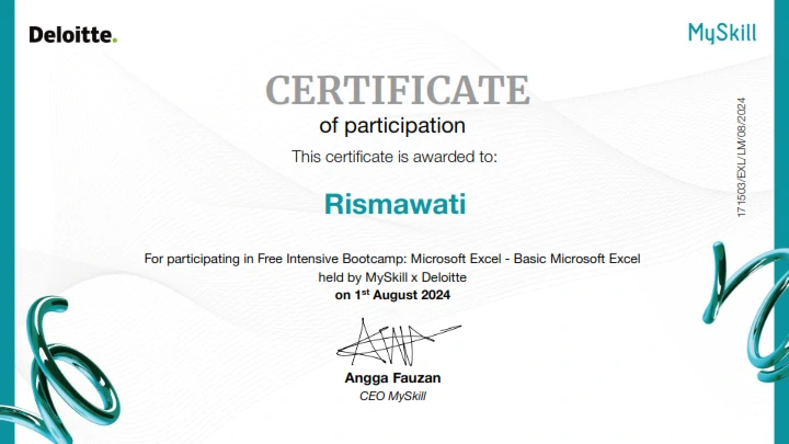 My Skill E-Learning - Free Intensive Bootcamp: Microsoft Excel